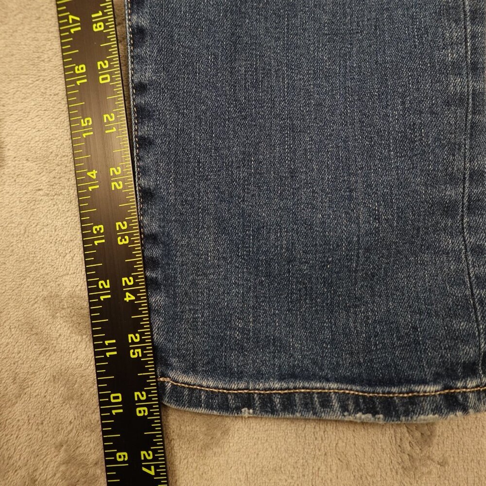 Edwin jeans Elin crop straight women's 26 blue denim NWT - Picture 4 of 13